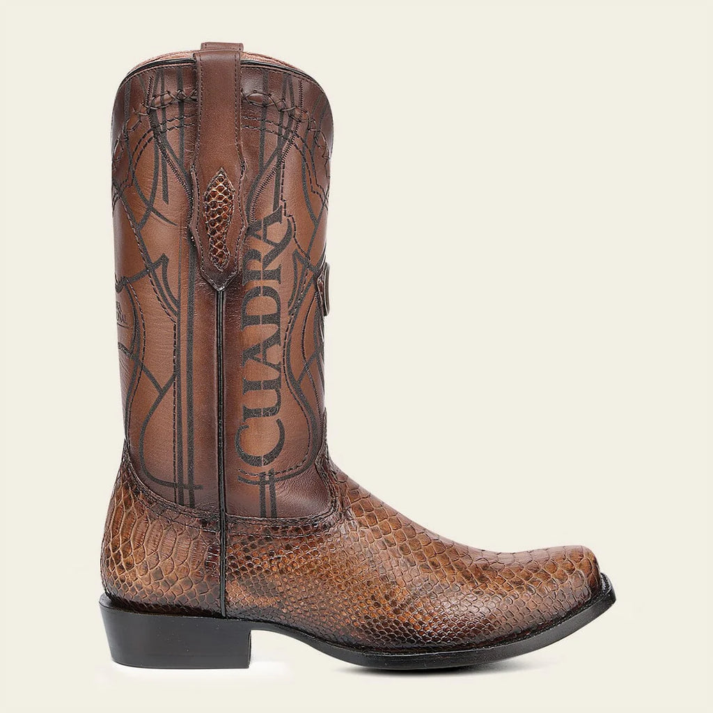 Cuadra Bota de Pitón para Hombre