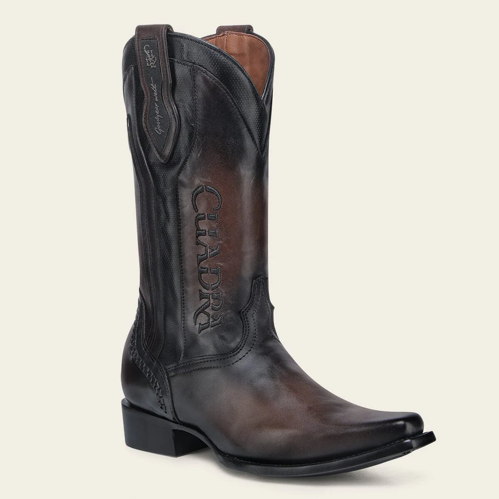 Cuadra Bota en piel genuina para hombre
